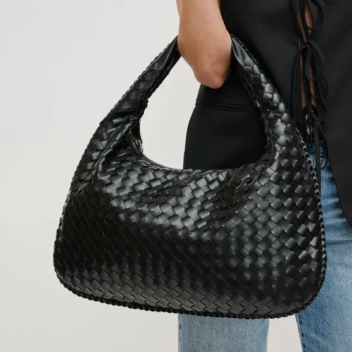 Woven Hobo Weekend Tote