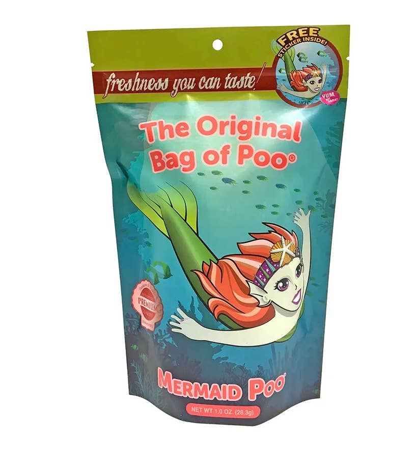 The Original Bag of Poo® (Mermaid Cotton Candy Poo)