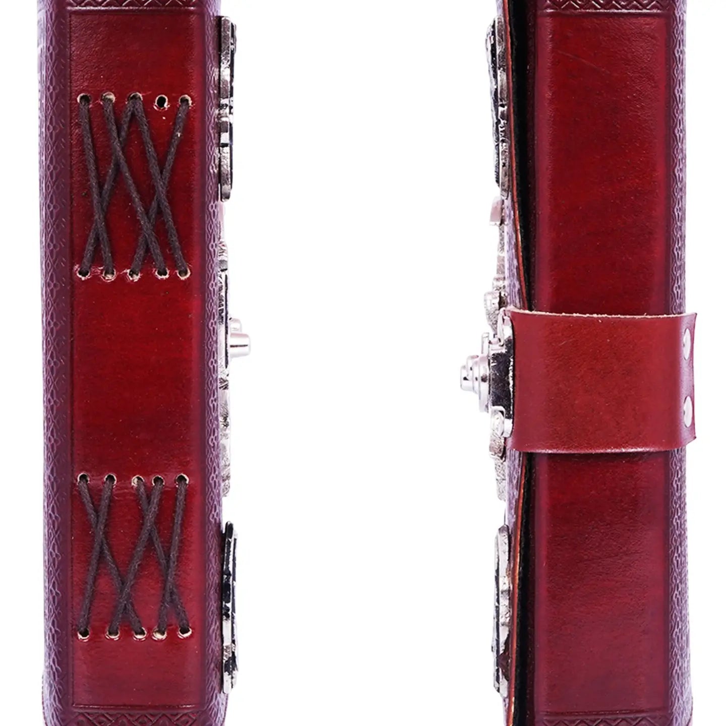 Fairy Leather Embossed Journal with Metal Fairy and Corners