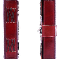 Fairy Leather Embossed Journal with Metal Fairy and Corners