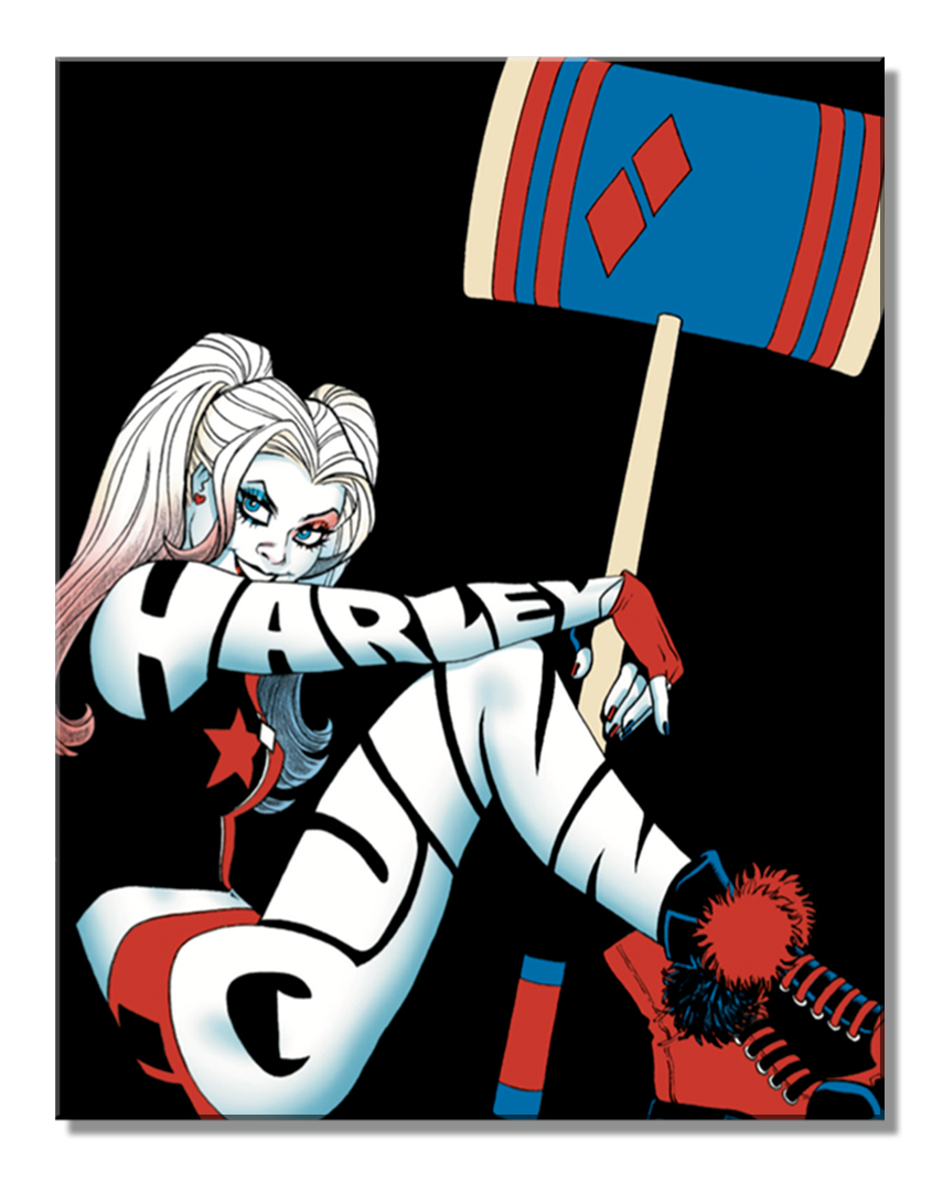 DC Harley Mallet Tin Sign