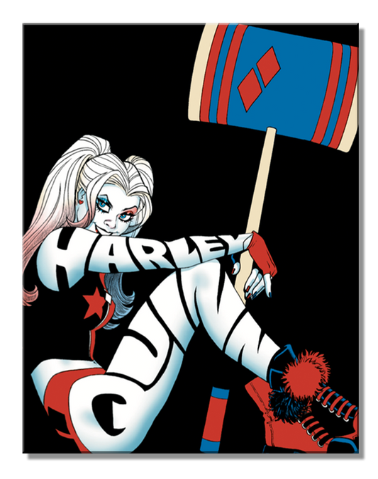 DC Harley Mallet Tin Sign