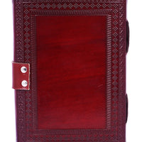 Fairy Leather Embossed Journal with Metal Fairy and Corners