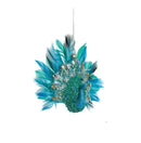 Peacock Clip-On and Hanging Glass Ornament