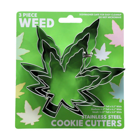 3 Piece Weed - Cookie Cutter Sets