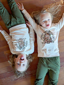 Merry & Bright Pig Christmas Pajamas Holiday PJ Kid Clothes