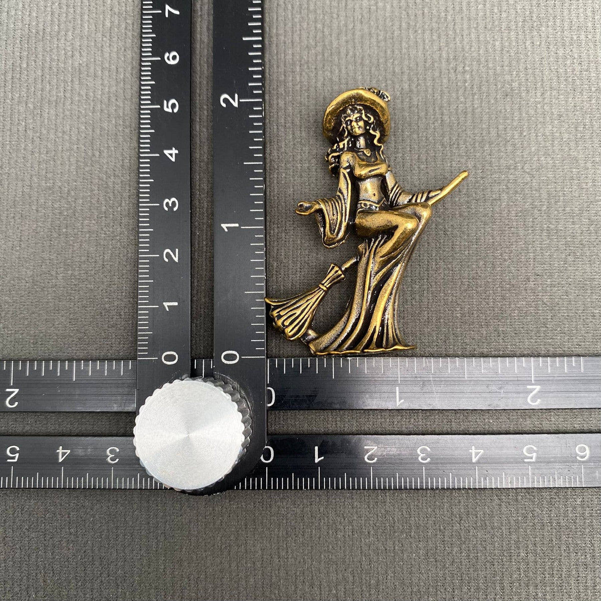 Brass Witch Crafts Desktop Ornament