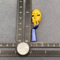 Mystery Mask Brooch