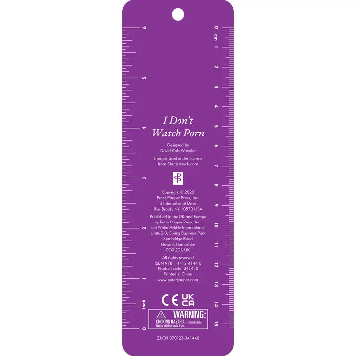 I Don't Watch Porn Beaded Bookmark
