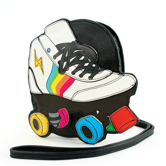 Roller Skate Cross Body Bag in Vinyl Material