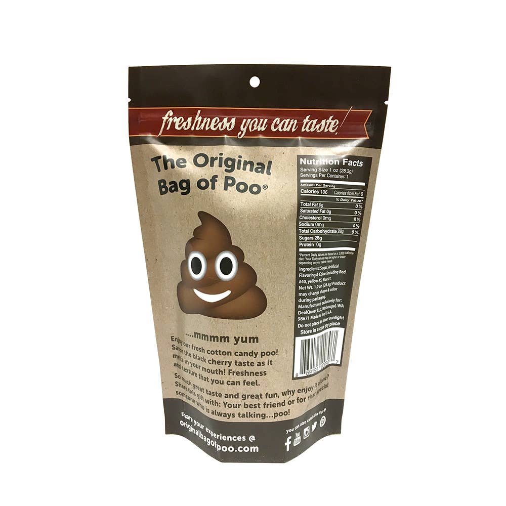 The Original Bag of Poo® (Emoji Cotton Candy Poo)