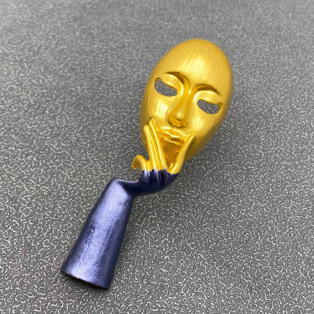 Mystery Mask Brooch