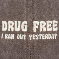 Drug Free Baseball Cap