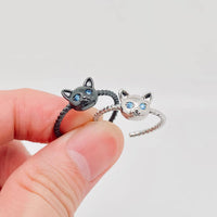 Cat's Head Opening Adjustable Ring