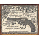 Smith and Wesson 1892 Tin Sign