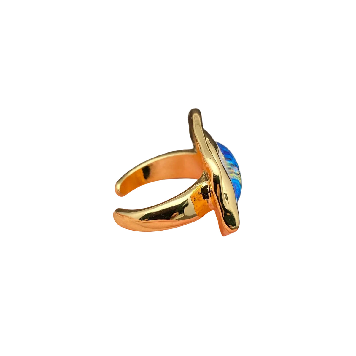 18K Gold Plated Evil Eye Ring