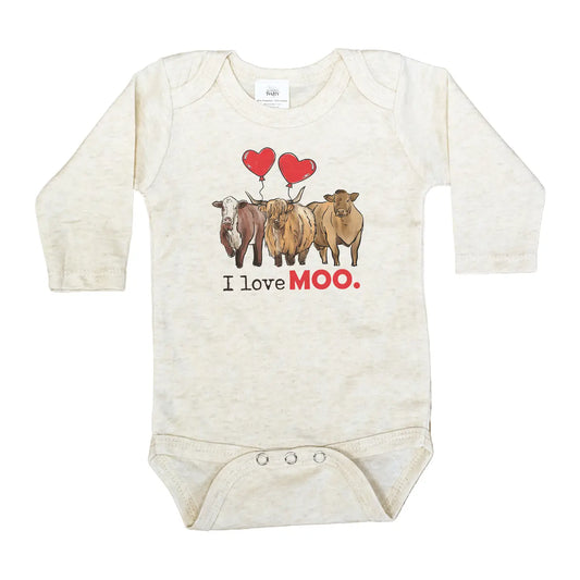 I Love Moo Cow Onesie