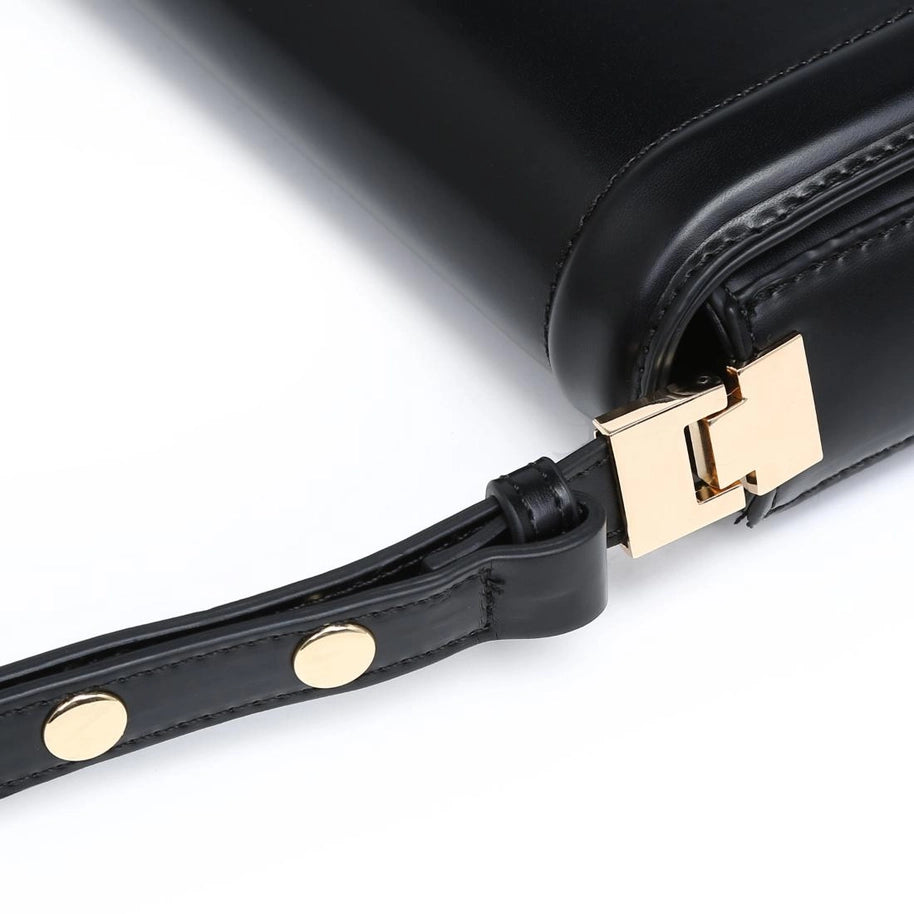 Wave Front Baguette Shoulder Bag