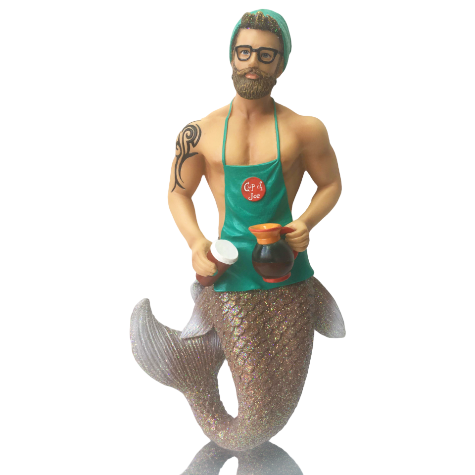 Java Joe Merman Ornament