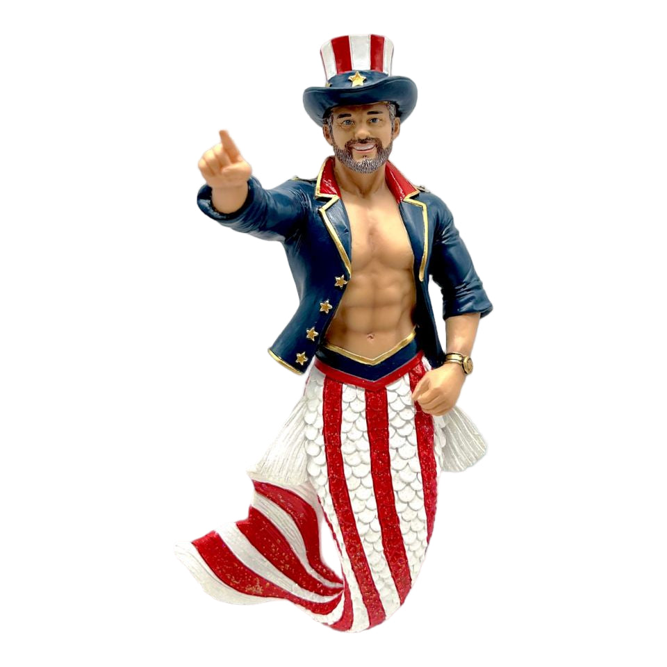 Guncle Sam Merman Ornament