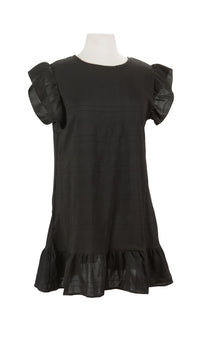 Ruffle Dress/Tunic with Peek-a-Boo Back