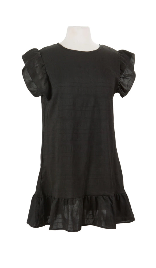 Ruffle Dress/Tunic with Peek-a-Boo Back