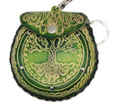 Tree of Life Wristlet leather coin purse