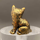 Brass Standing Kitten Crafts Decoration Desktop Ornaments