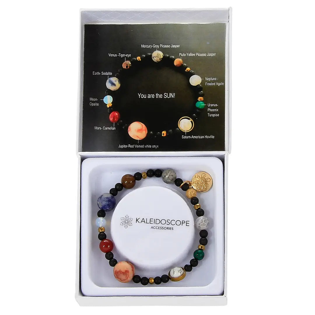 Boxed Stone Galaxy Bracelet