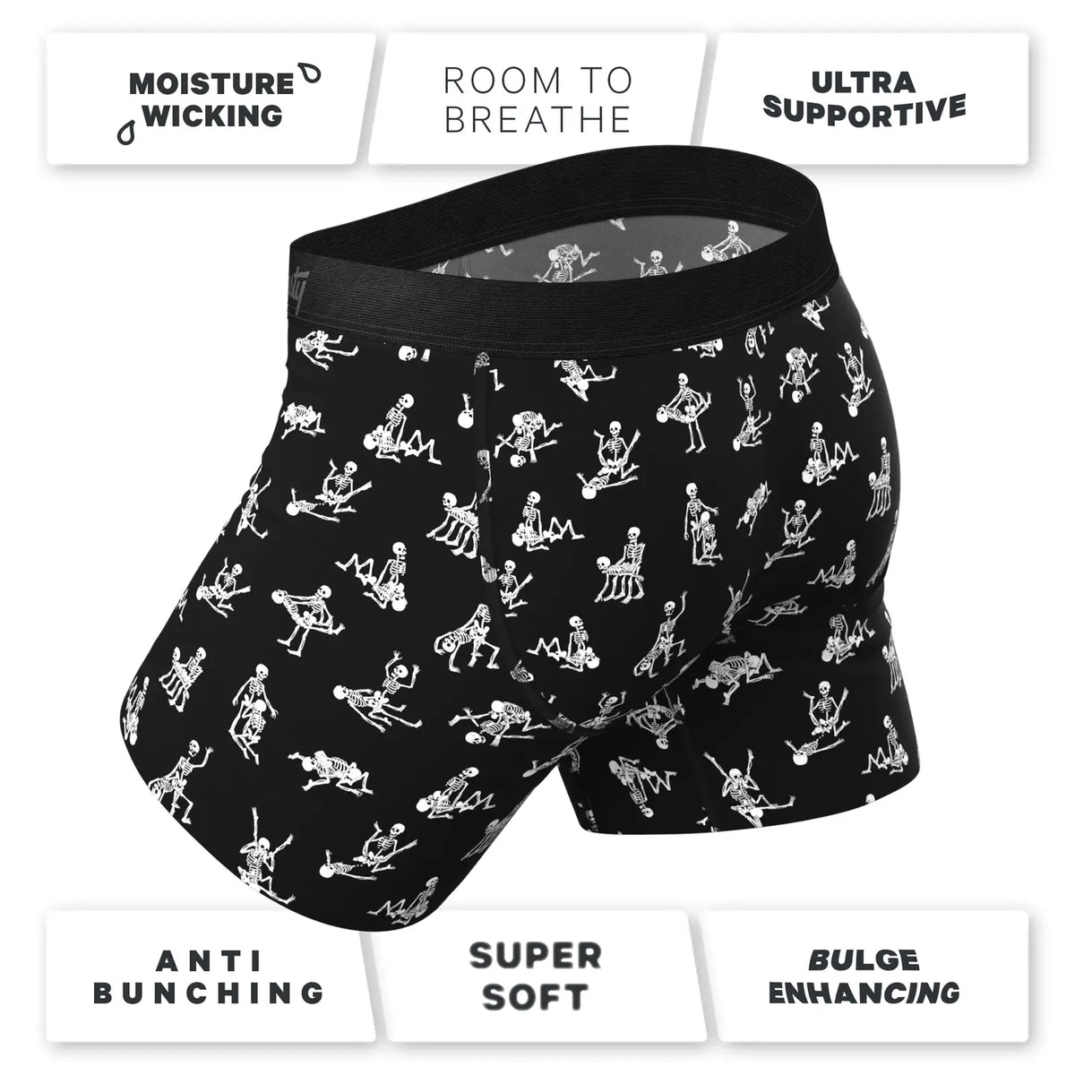 The Bare Back Bones Boxers