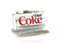 Diet Coke Can Bag Metallic Silver