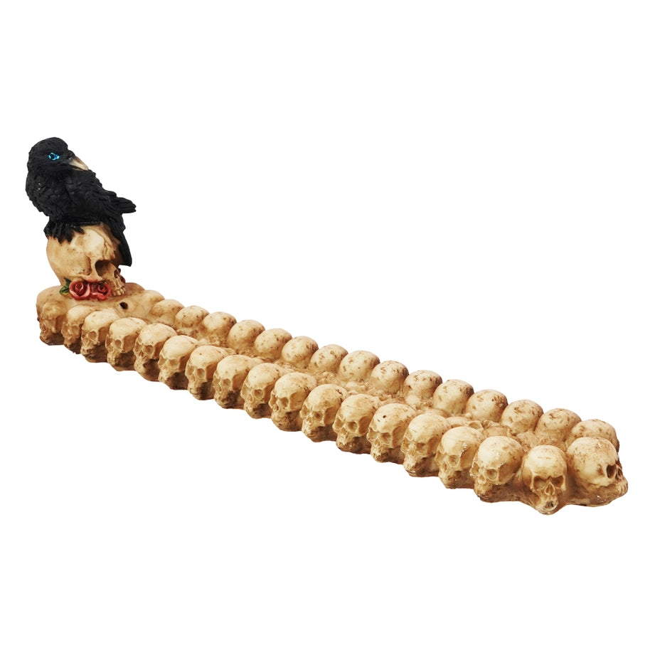 Skull & Raven Incense Burner