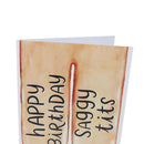 Saggy Tits Card