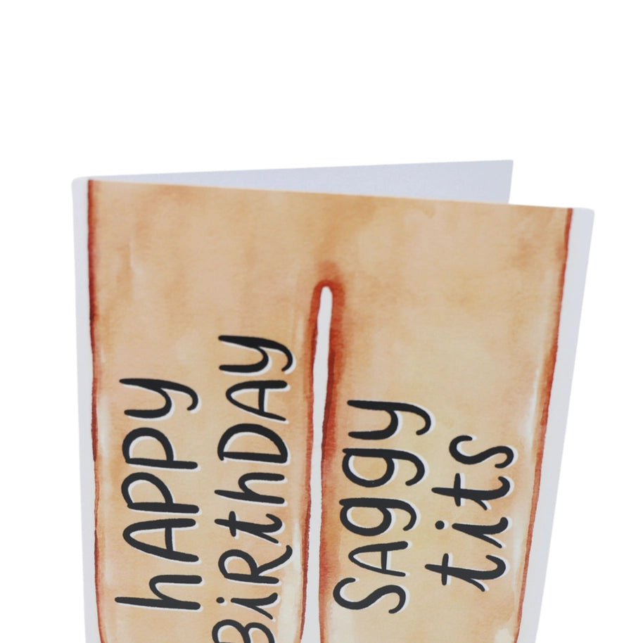 Saggy Tits Card