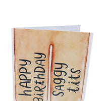 Saggy Tits Card