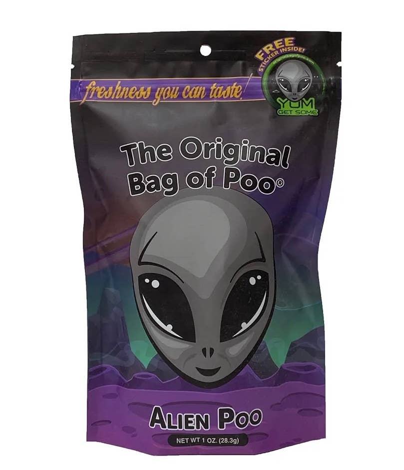 The Original Bag of Poo® (Alien Cotton Candy Poo)