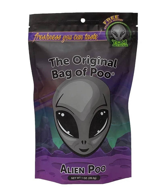 The Original Bag of Poo® (Alien Cotton Candy Poo)