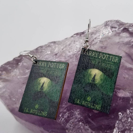 Masterpiece Mini Book Earrings