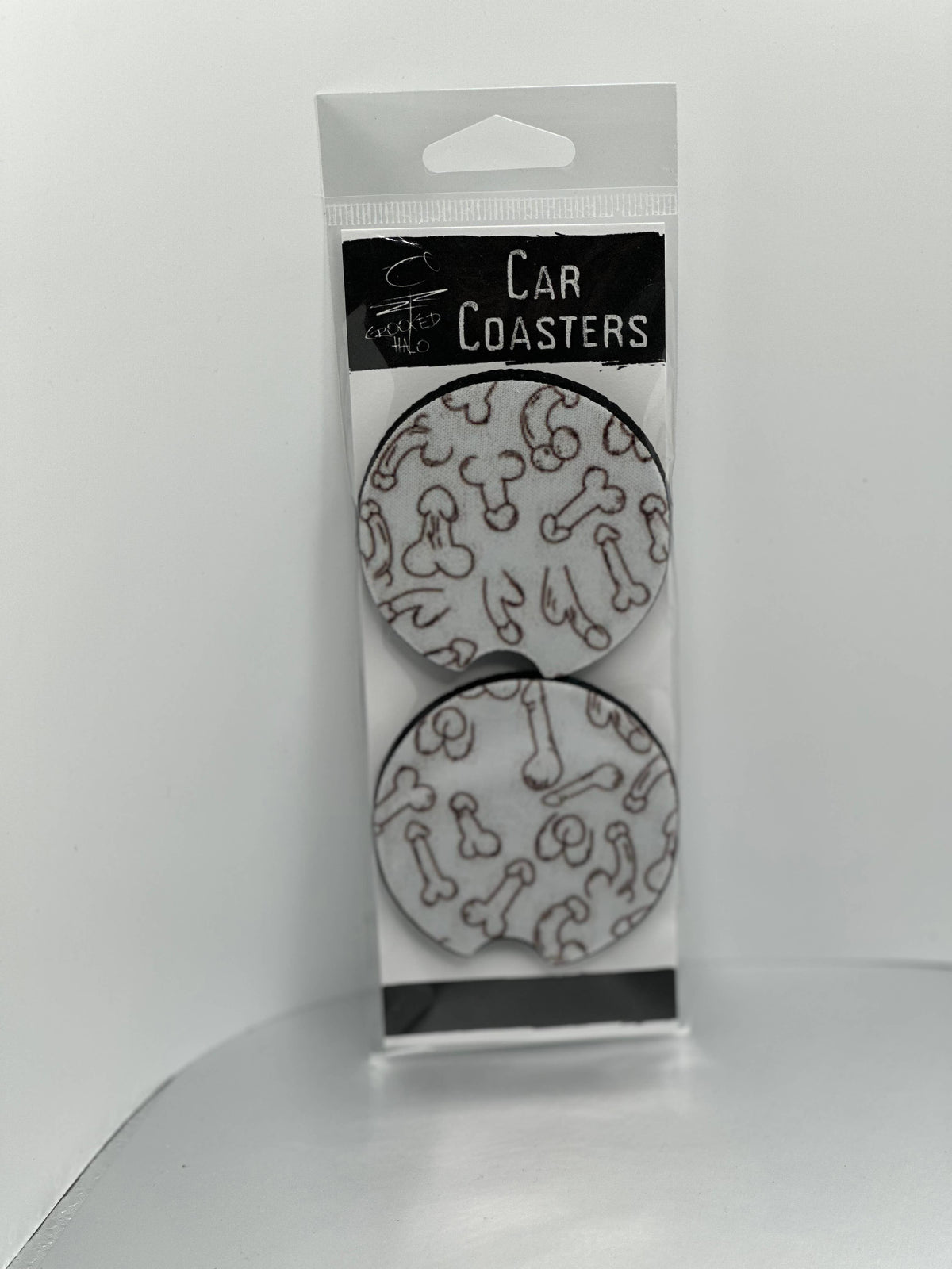 Penis Set of 2 Neoprene Coasters