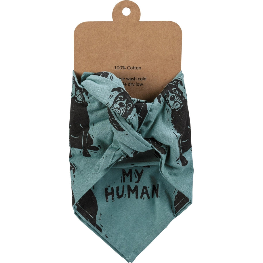 Boxer/Love My Human Large Pet Bandana