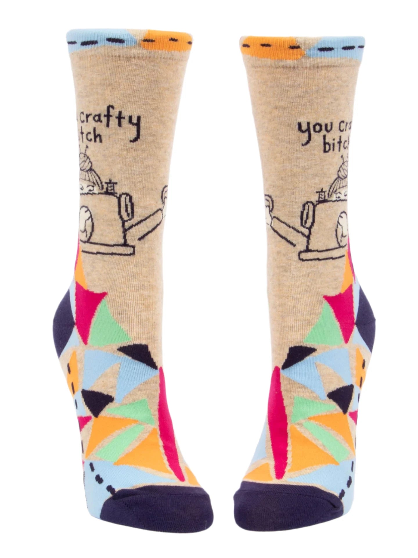 You Crafty Bitch Crew Socks