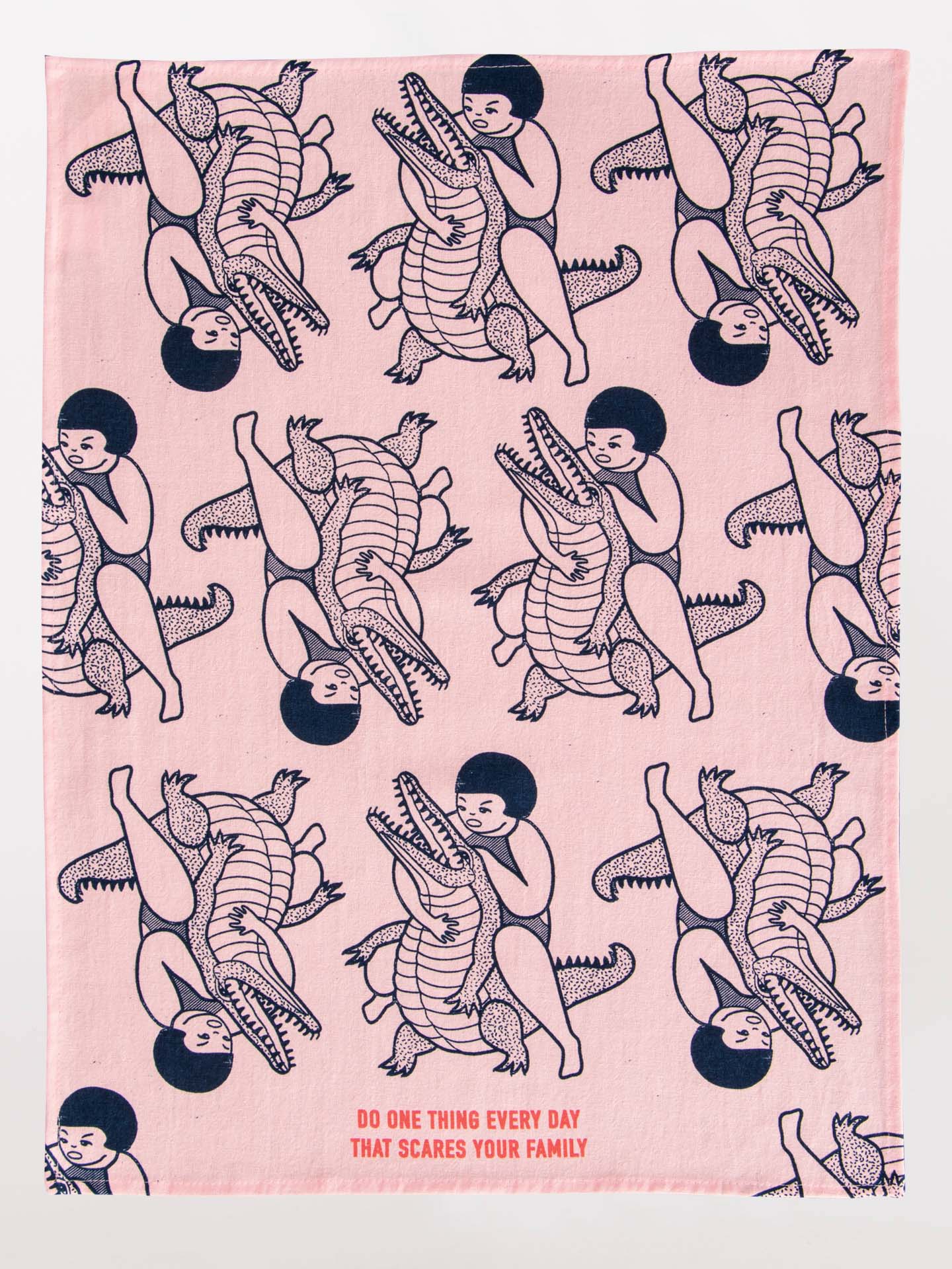 Do One Thing Every Day That Scares Your Family Dish Towel