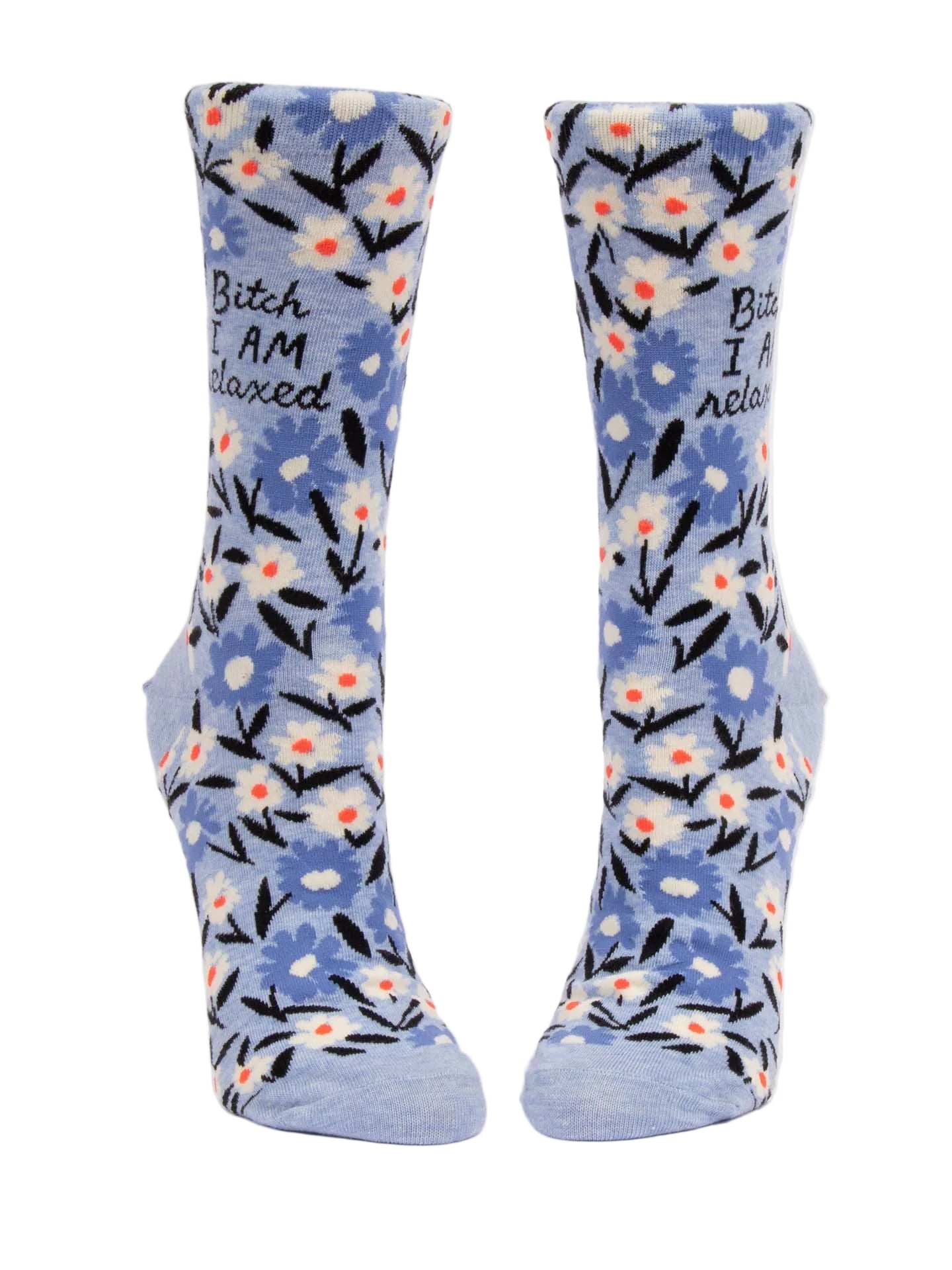 Bitch I AM Relaxed Crew Socks