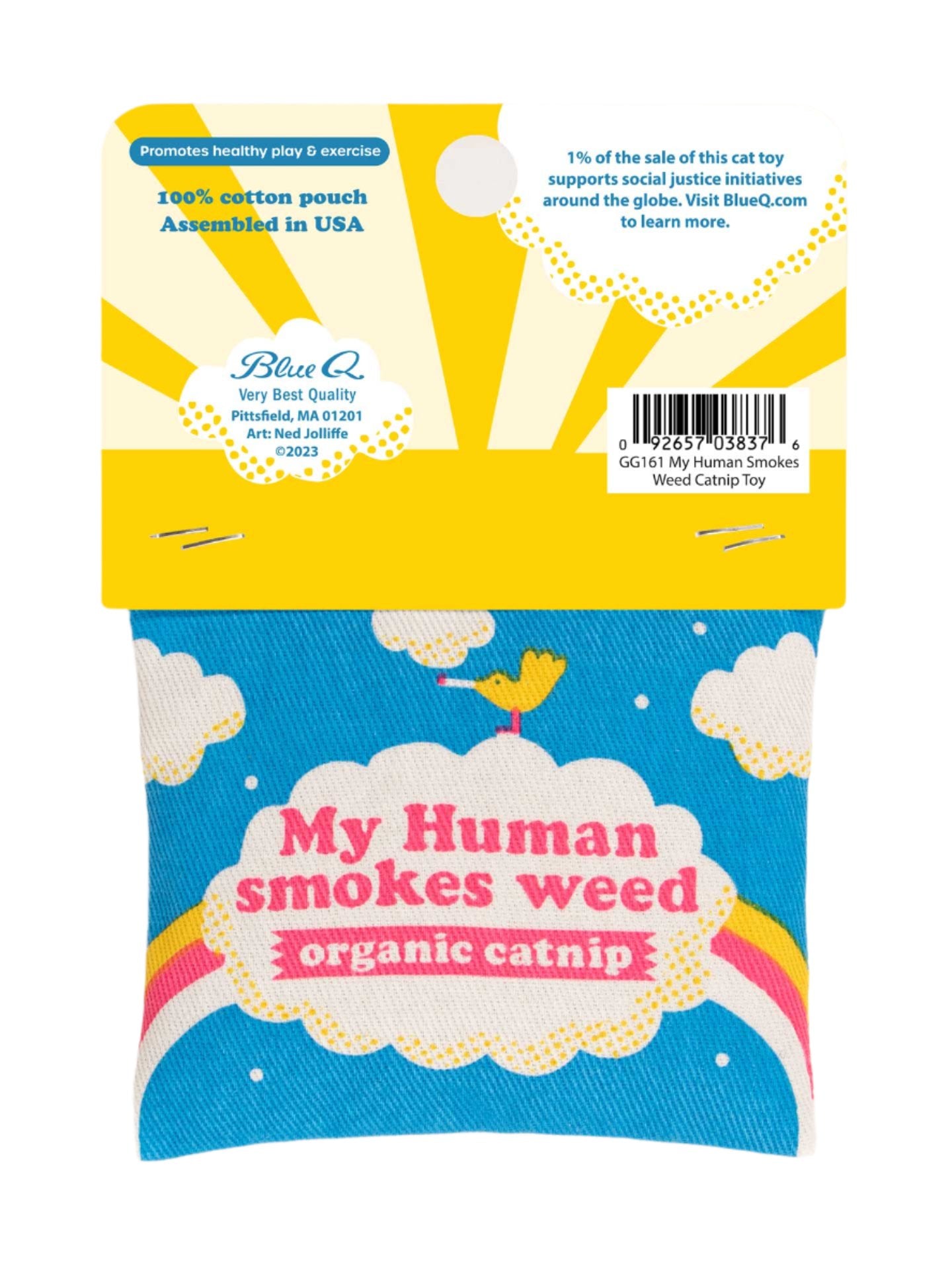 My Human Smokes Weed Catnip Toy