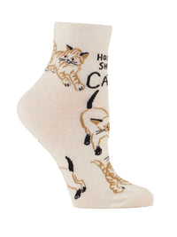 Holy Shit. Cats! Ankle Socks