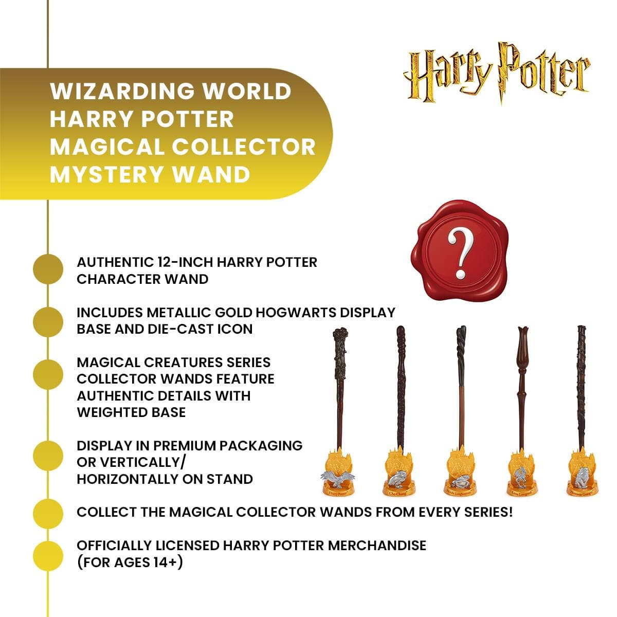 Harry Potter Mystery Magical Collector Wand