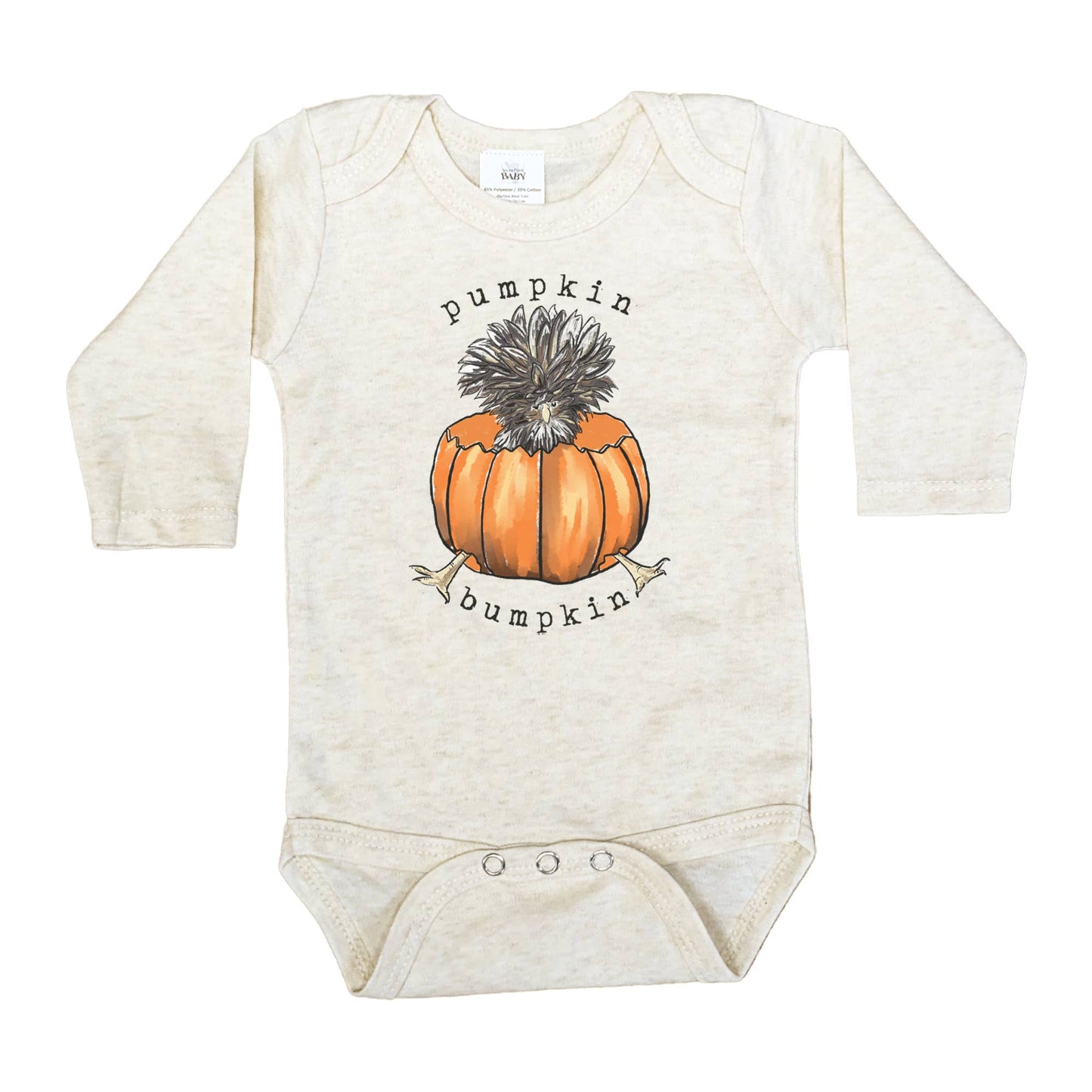 Pumpkin Bumpkin Funny Chicken Fall Farm Baby Clothing