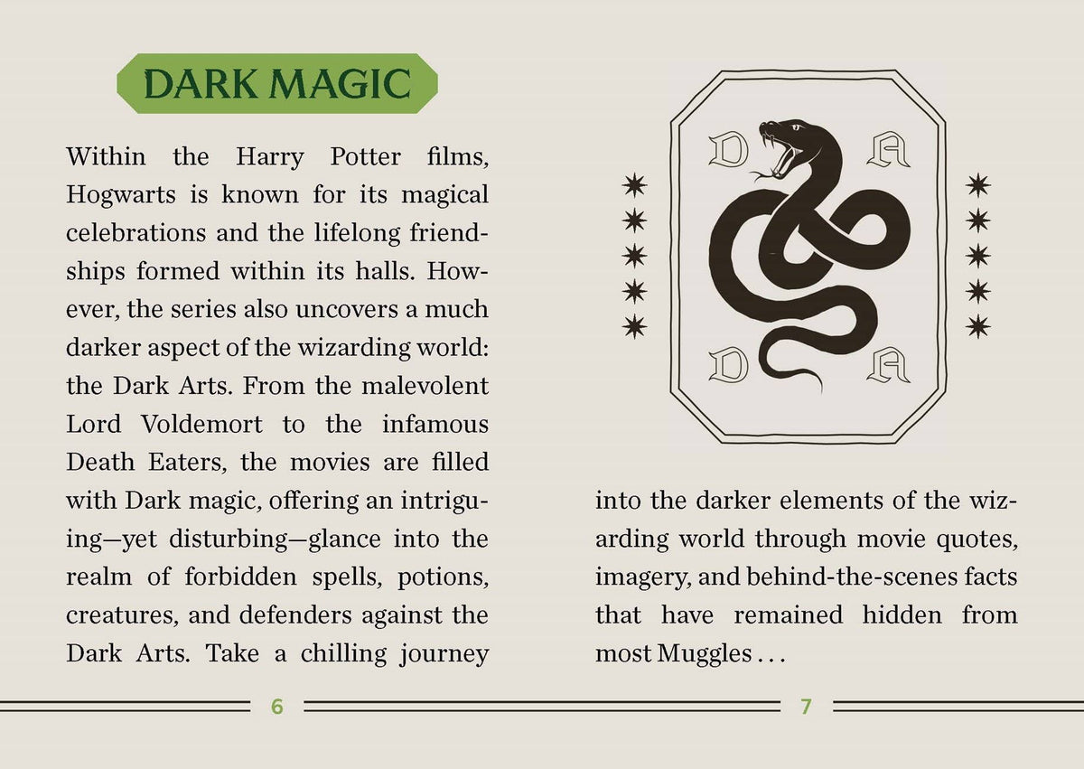 Harry Potter Dark Arts Mini Deck And Guidebook