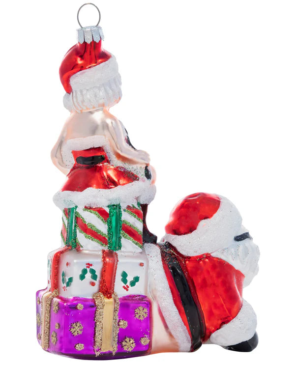 Submissive Santa Ornament