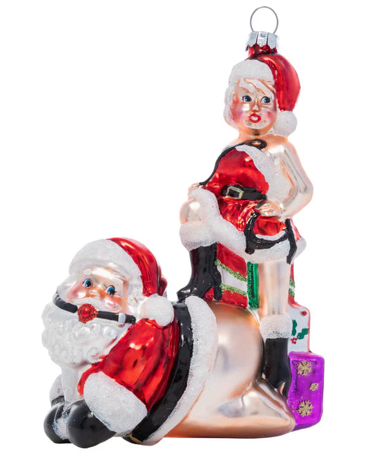 Submissive Santa Ornament